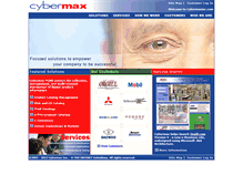 Tablet Screenshot of cybermax.com